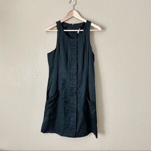 Poleci Black with front detail and Swiss dot Dress